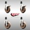 Service Caster 5 Inch 316SS High Temp Glass Filled Nylon 1-3/4 Inch Stem Caster Lck Brake, 2PK SS316TTLEX20S514-GFNSHT-2-S-2-134 - alternate 2